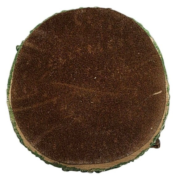 Vintage Cracker Barrel Birdhouse Jewelry Trinket Box Cardinal Blue Bird Floral - Picture 9 of 11